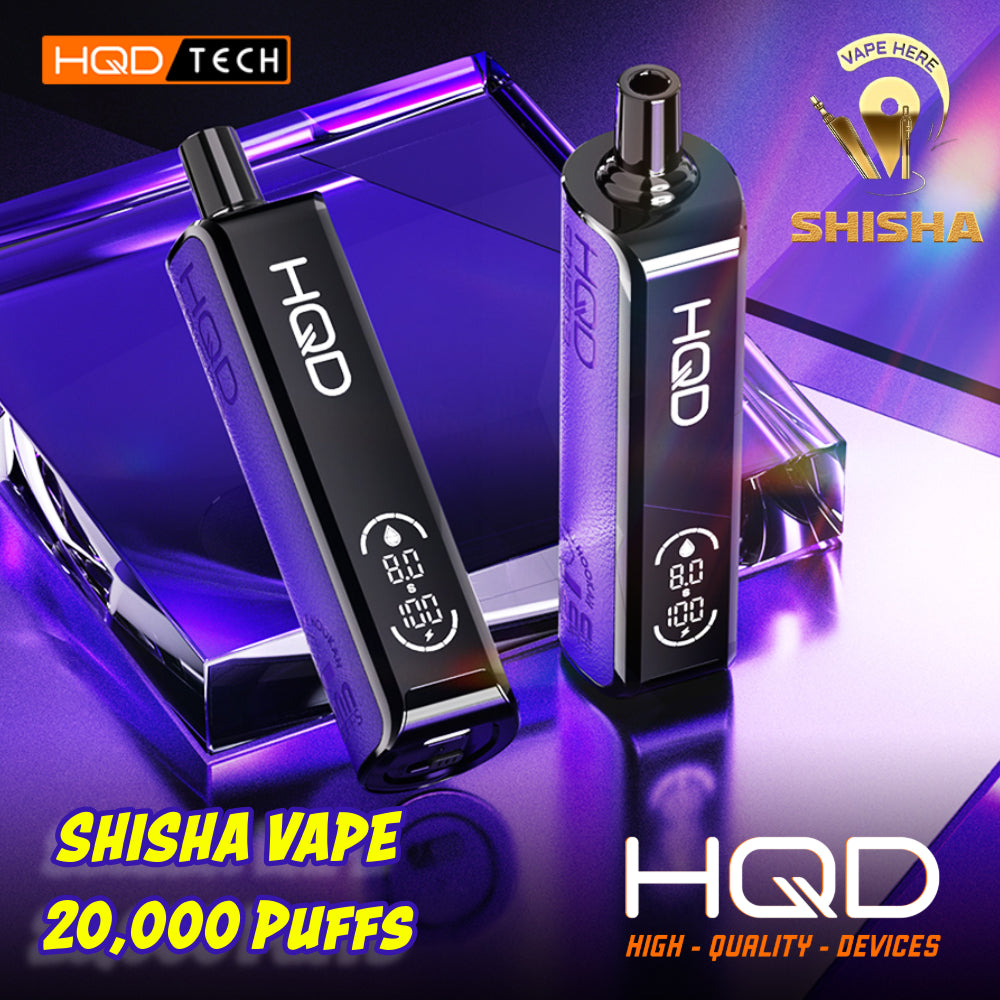 HQD SHISHA 20000 PUFFS - SHISHA DISPOSABLE VAPE 3MG