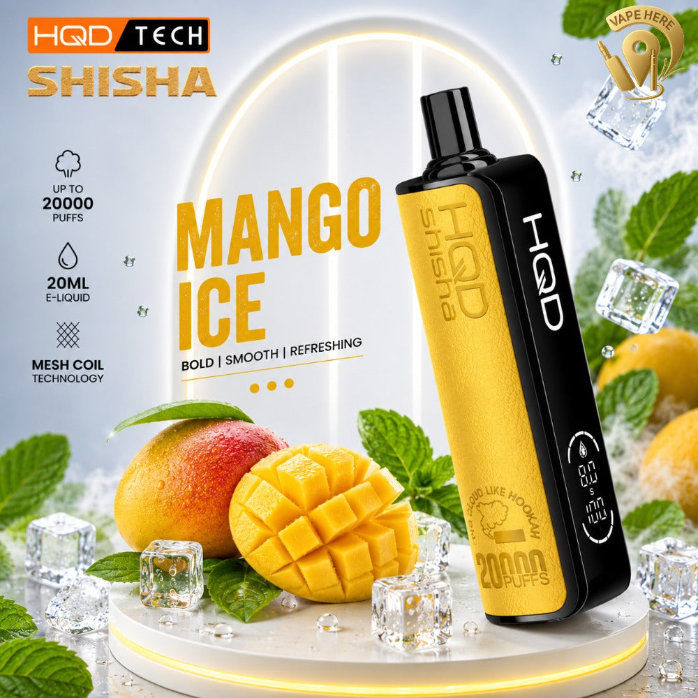 HQD SHISHA 20000 PUFFS - SHISHA DISPOSABLE VAPE 3MG #