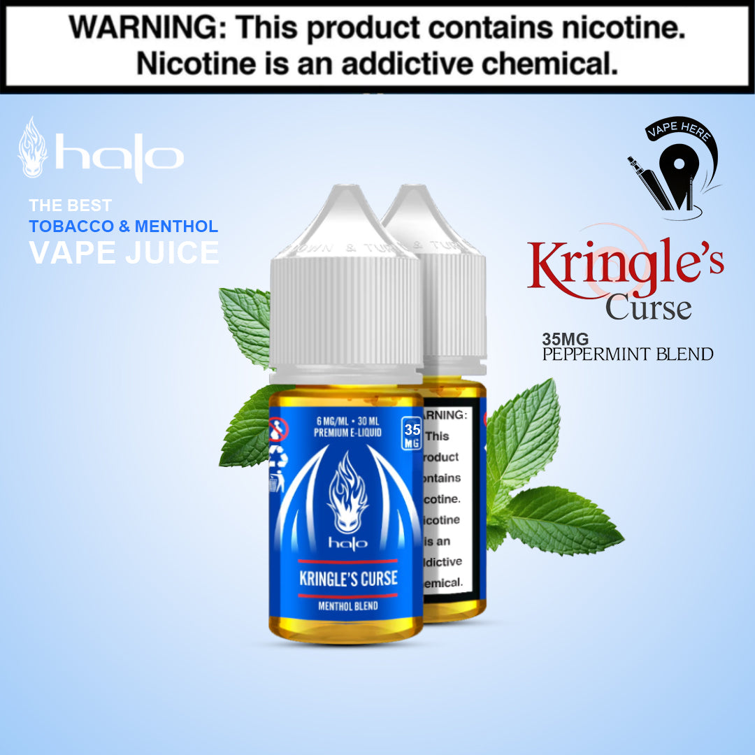 Halo Kringle's Curse Menthol - 30ml SaltNic UAE Abu Dhabi & Dubai 