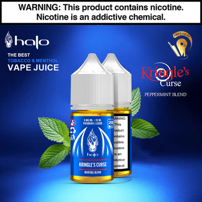 Halo Kringle's Curse Menthol - 30ml SaltNic UAE Abu Dhabi & Dubai 