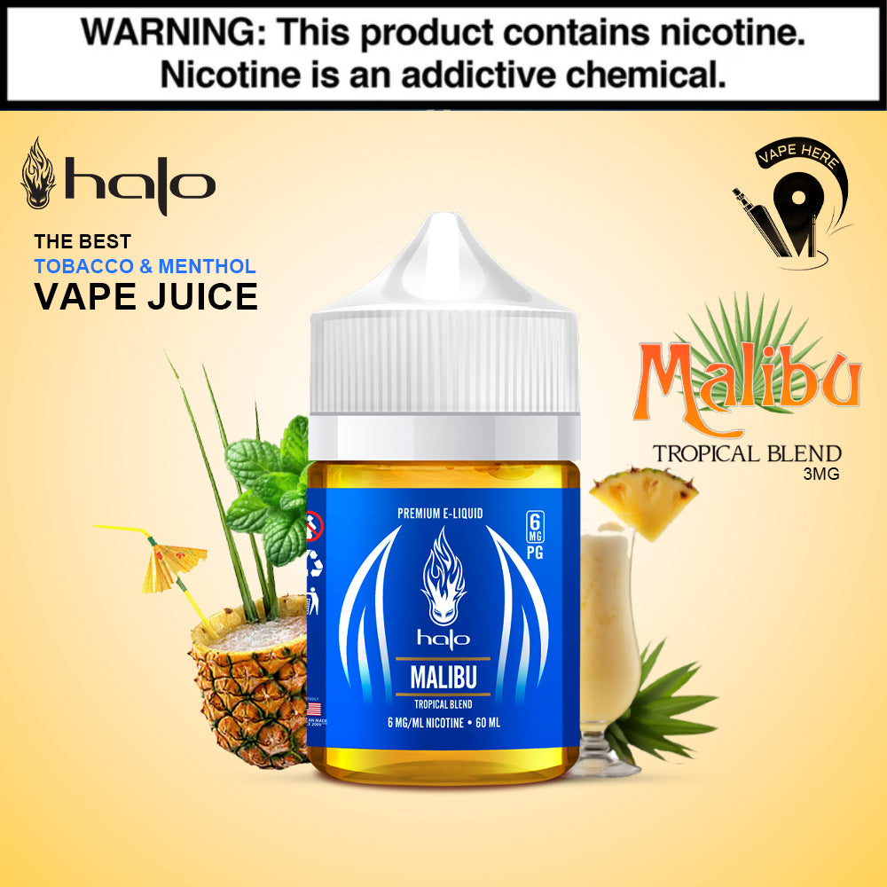 Halo Malibu - E Liquid UAE Abu Dhabi & Dubai