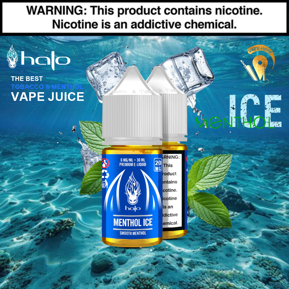 Halo Menthol Ice - 30ml SaltNic UAE Abu Dhabi