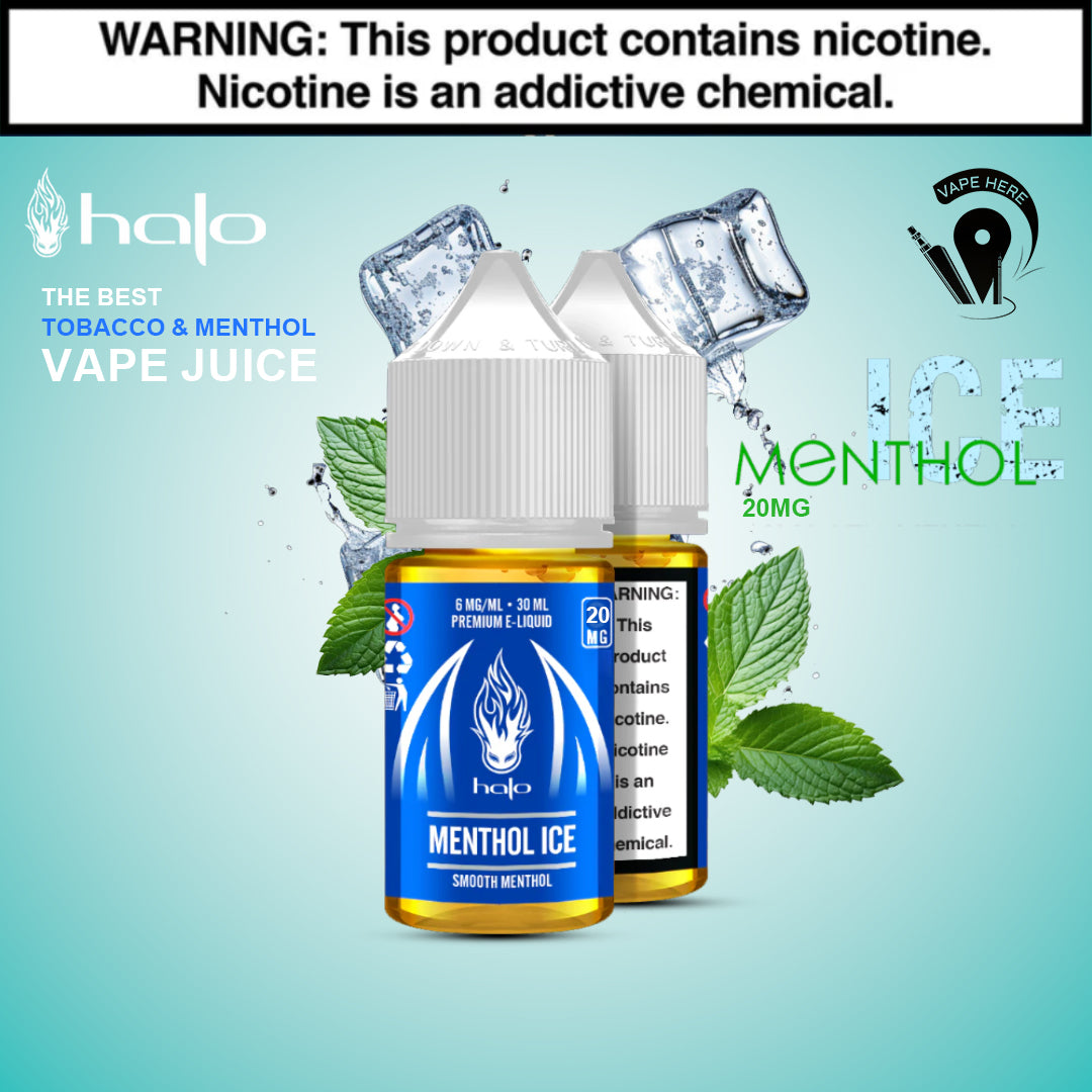 Halo Menthol Ice - 30ml SaltNic 20mg UAE Abu Dhabi & Dubai