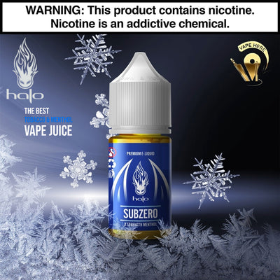 Halo Subzero Menthol - 30ml SaltNic UAE Dubai & Abu Dhabi