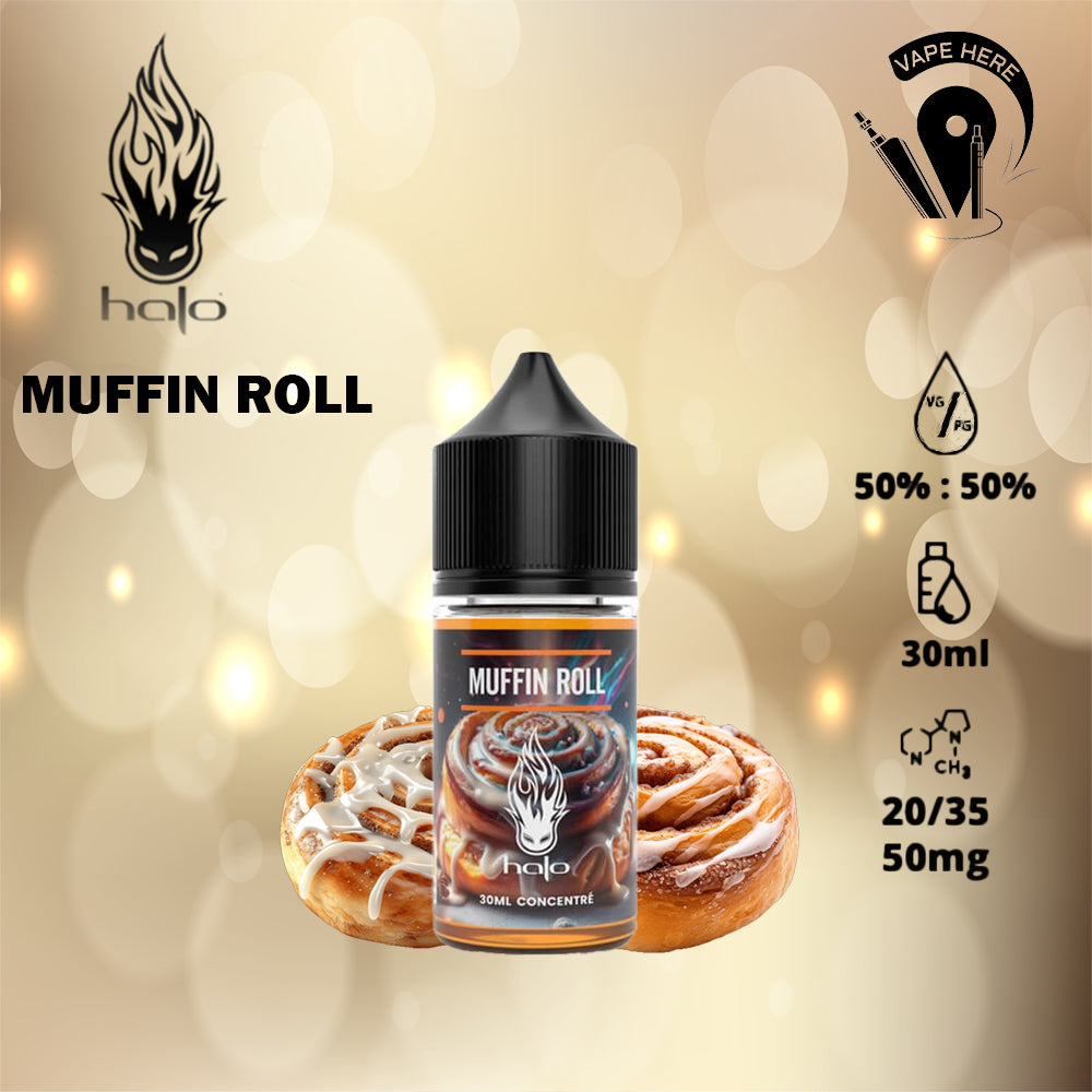  Halo Muffin Roll-30ml_SaltNic UAE Dubai