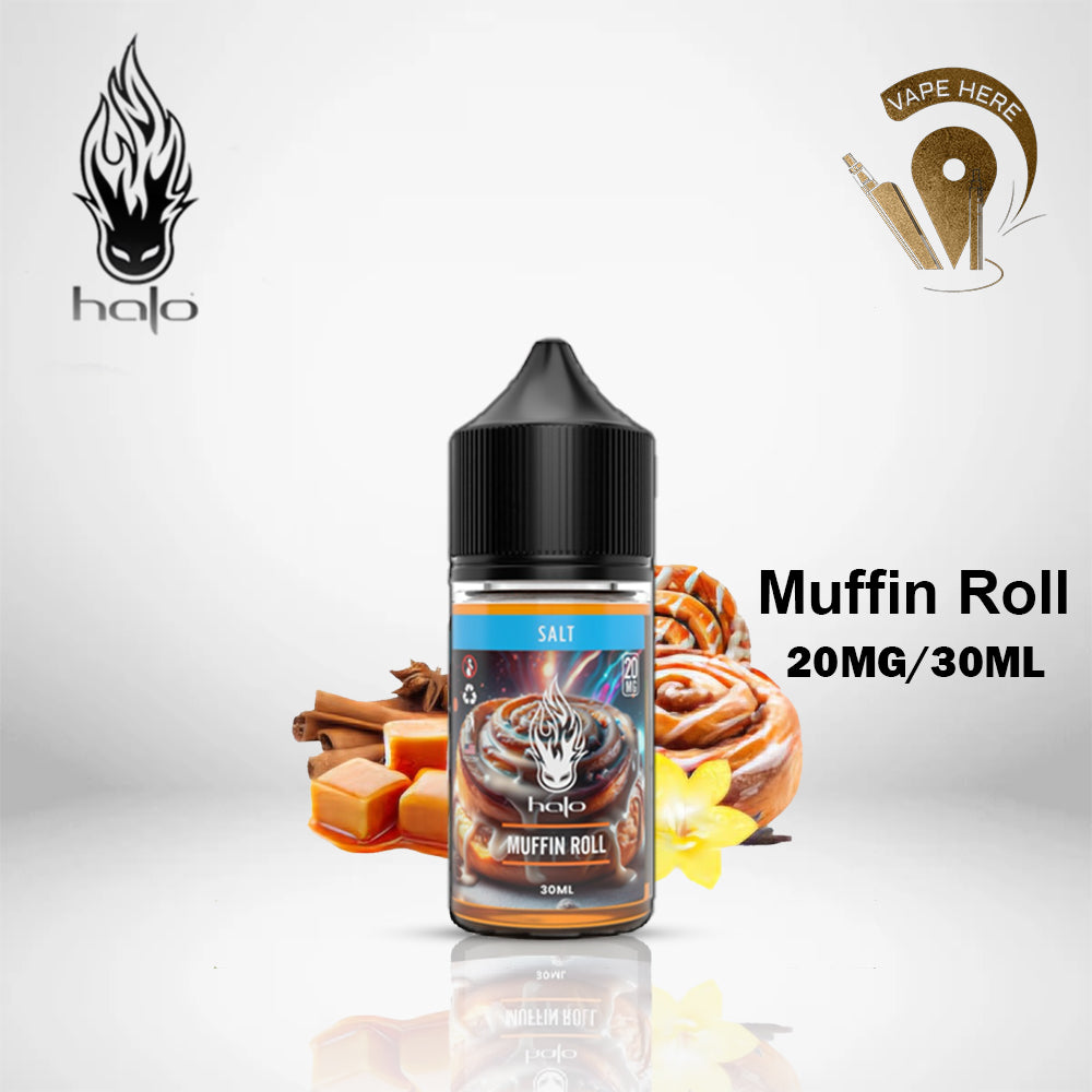 Halo Muffin Roll - 30ml SaltNic 20mg-30ml UAE Abu Dhabi 