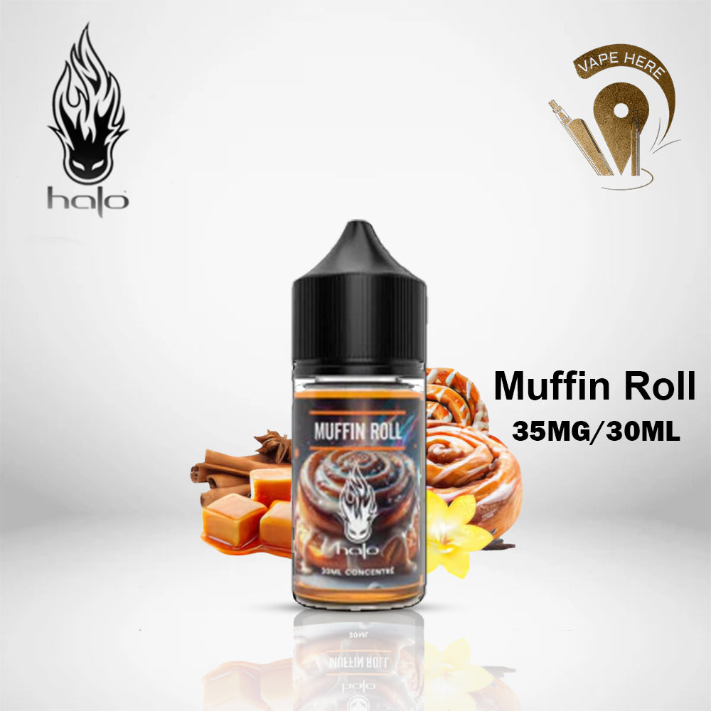 Halo Muffin Roll - 30ml SaltNic 35mg-30ml UAE  Dubai