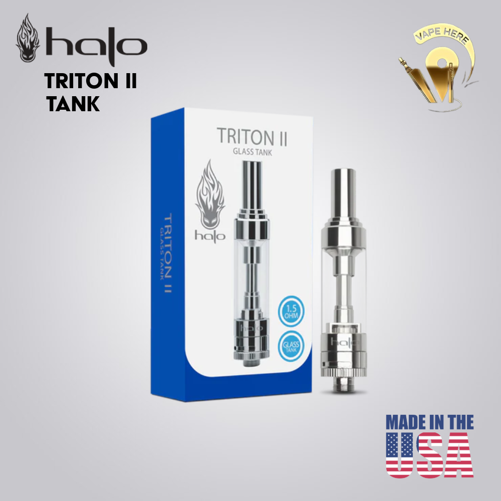 Halo Triton II Tank - Replacement 1.5 ohm Vape Tank New Available in Dubai,  Abu Dhabi, UAE with The Best Price | Vape Here Store
