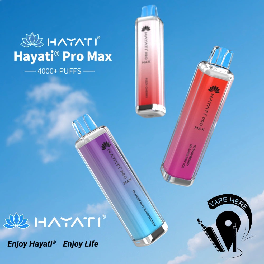 Hayati Pro Max 4000 Puffs Disposable Vape 20mg Dubai UAE | Rebranded of  Crystal Pro Disposable Vape