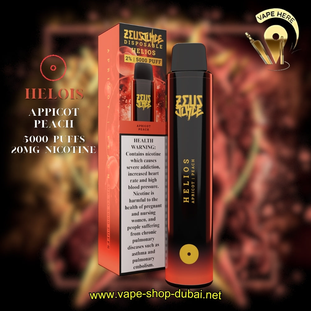 Zeus Juice Disposable Vape Helios (Apricot Peach) UAE Sharjah