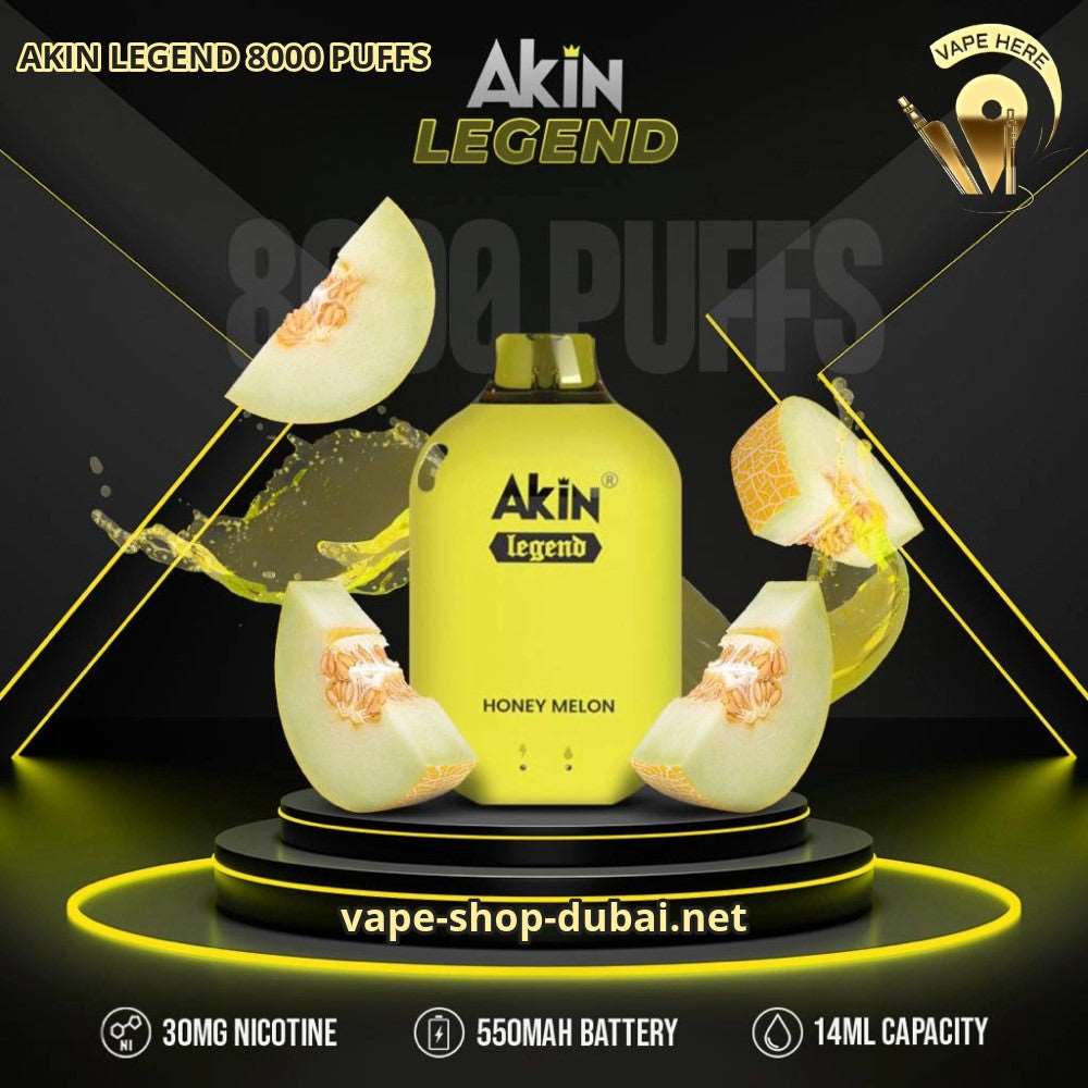 AKIN LEGEND 8000 PUFFS DISPOSABLE VAPE 3% Nicotine