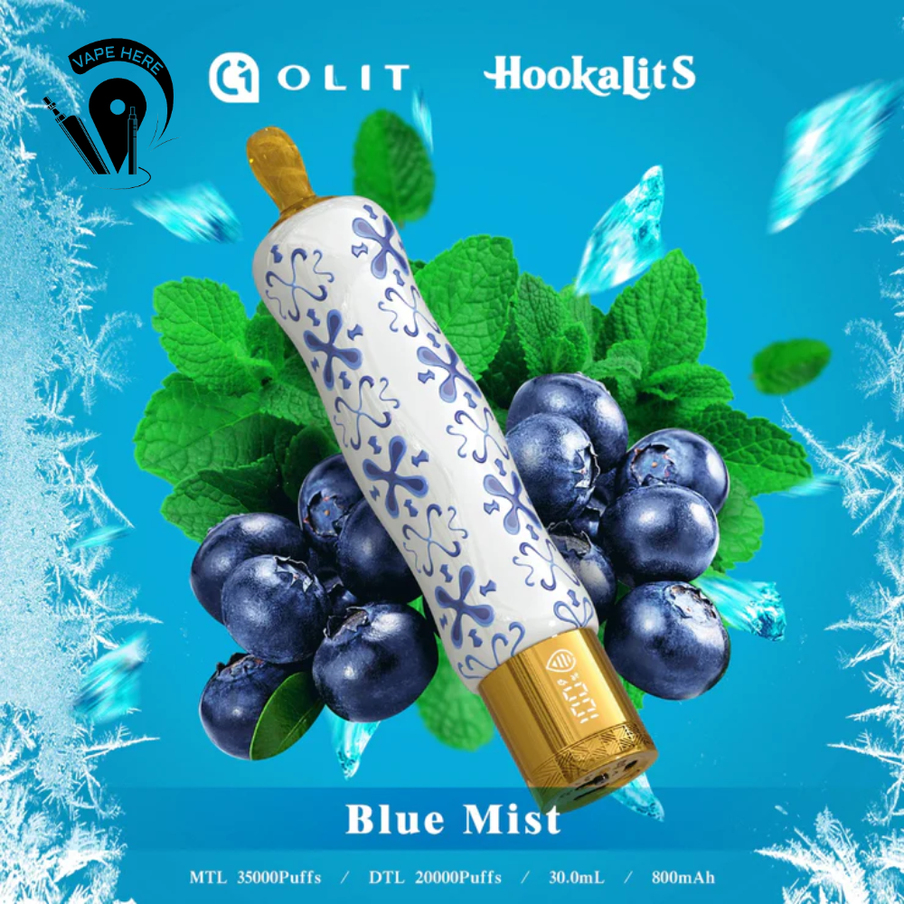 Hookalit S Oilt 35K Puffs Disposable Shisha Vape Blue Mist UAE Ajman