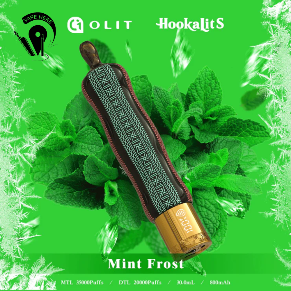 Hookalit S Oilt 35K Puffs Disposable Shisha Vape Mint Frost UAE Ras Al Khaimah