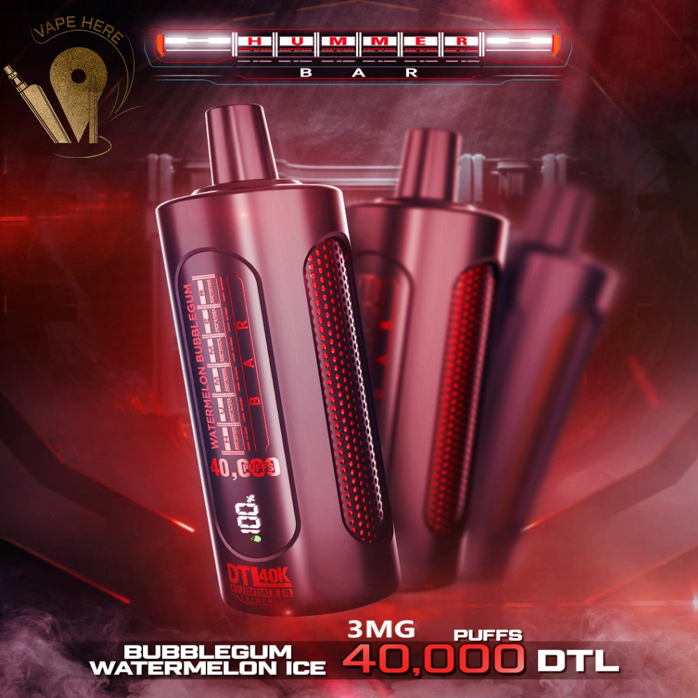 New Arrival Hummer Bar 40000 Puffs Shisha Disposable Vape Available Now in  UAE, Dubai