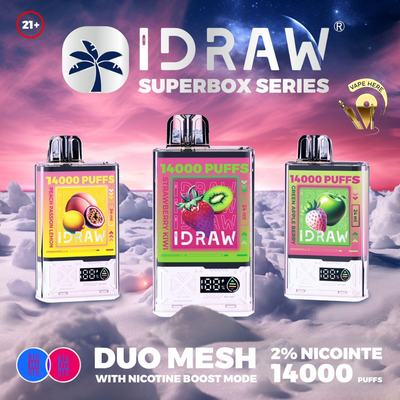 IDRAW SUPERBOX 14000 Puffs Disposable Vape UAE Abu Dhabi