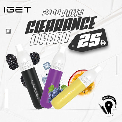 IGET MAX Disposable Pod Device (2300 PUFFS)
 UAE Abu Dhabi