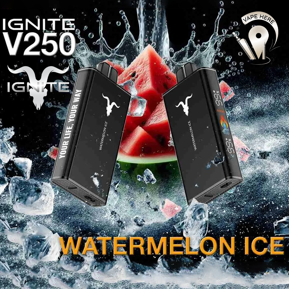 IGNITE V250 Disposable Vape 25K PUFFS Watermelon Ice UAE Umm Al Quwain
