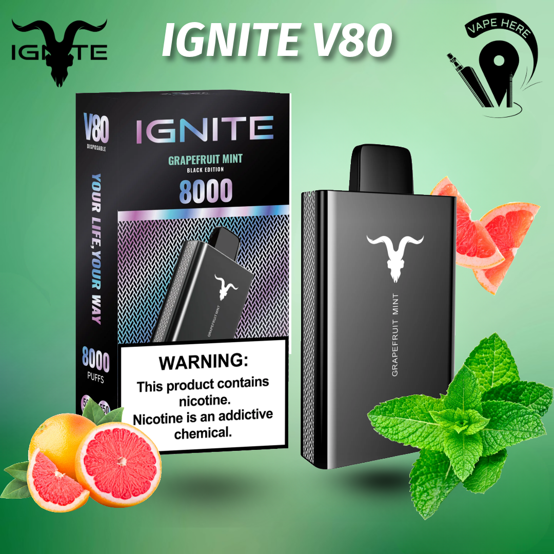 IGNITE V80 Disposable Vape 8000 PUFF 50mg Abu Dhabi & Dubai | Vape UAE