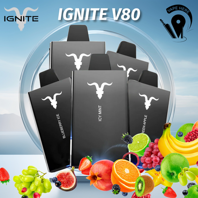 IGNITE V80 Disposable Vape 8000 PUFFS 50MG UAE Au Dhabi