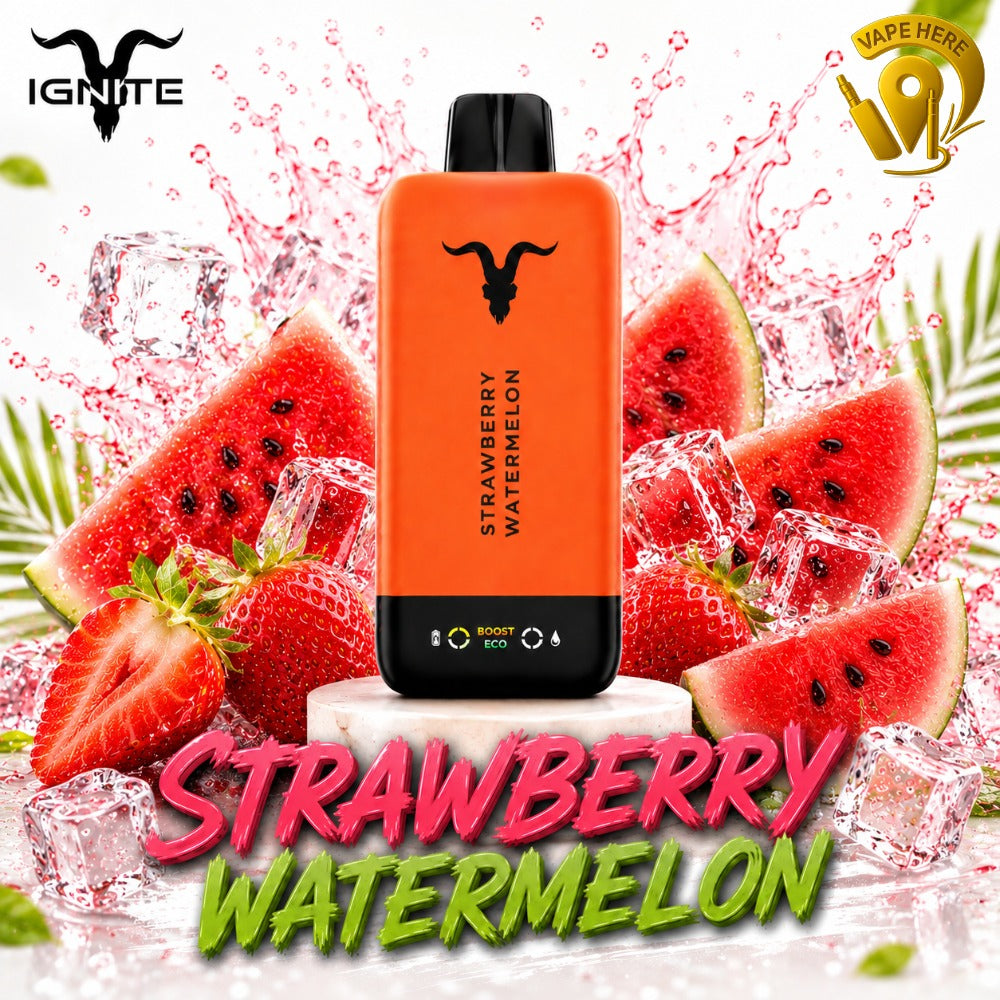 IGNITE V155 Disposable Vape 15500 PUFFS Strawberry Watermelon Ajman, UAE