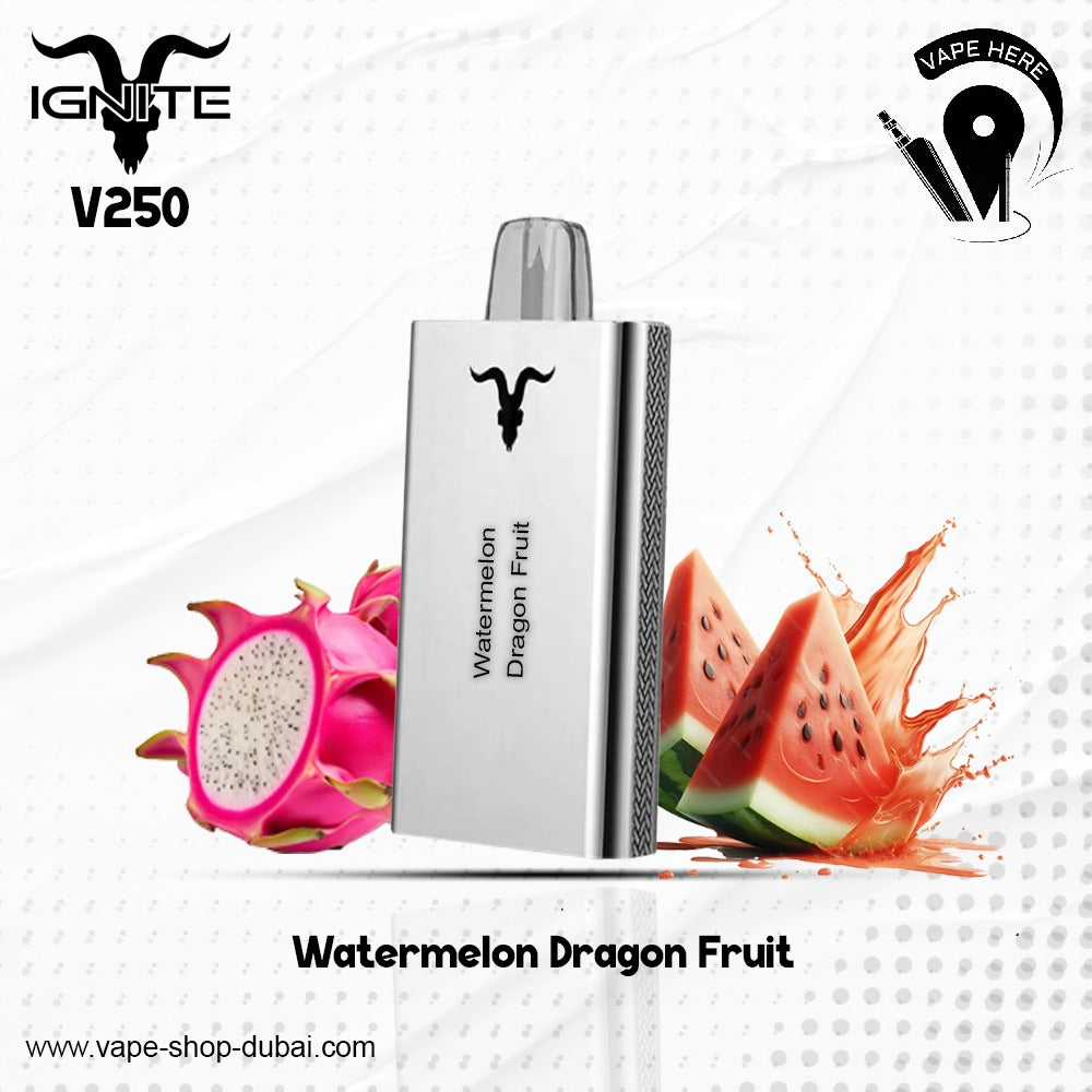 IGNITE_V250_Disposable_Vape_25K_PUFFS_Watermelon_Dragonfruit Ajman, UAE