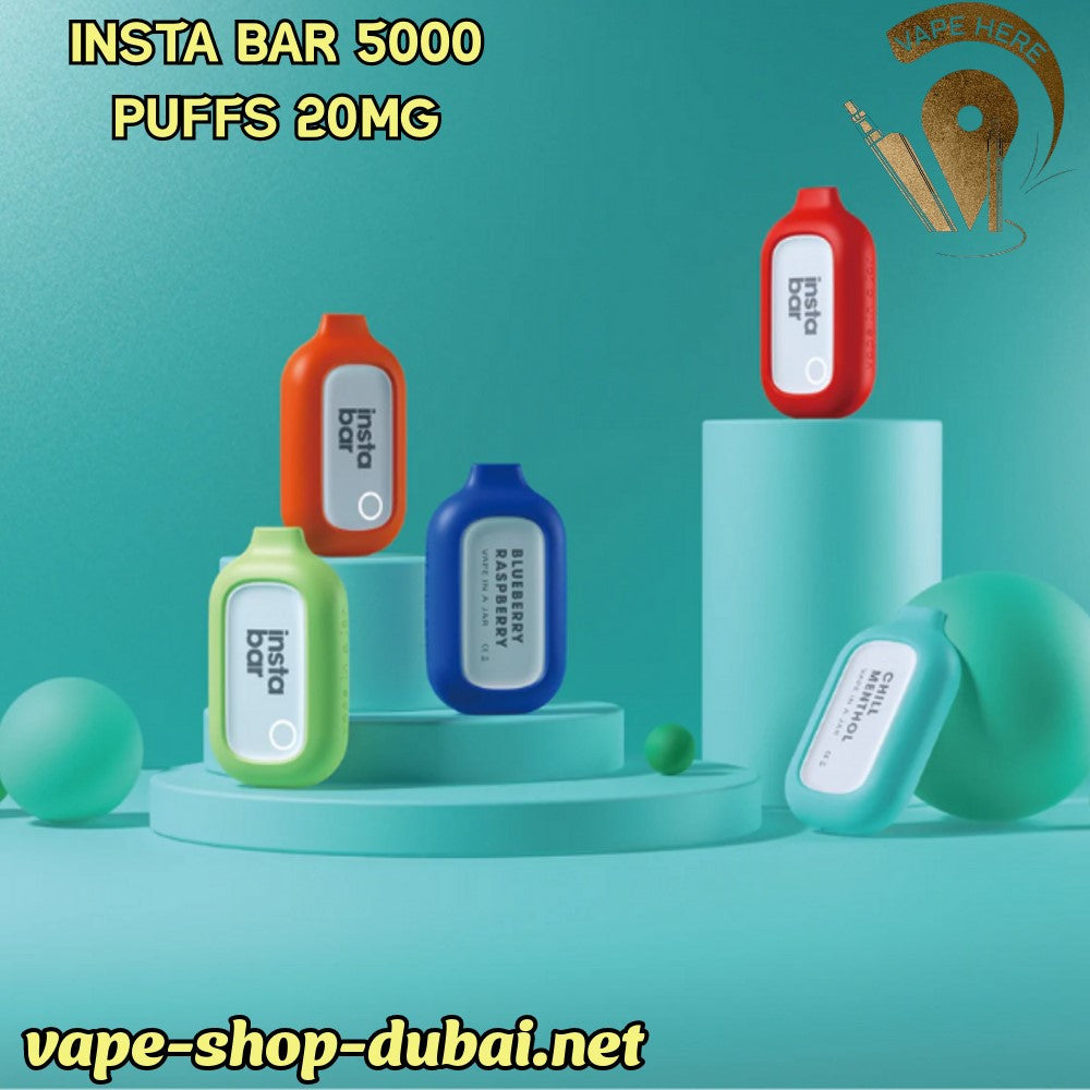 INSTA BAR 5000 PUFFS 20MG DISPOSABLE VAPE POD DEVICE - Vape Here Store