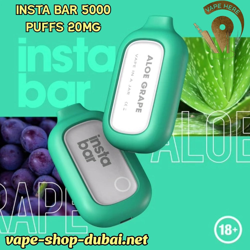 INSTA BAR 5000 PUFFS 20MG DISPOSABLE VAPE POD DEVICE - Vape Here Store