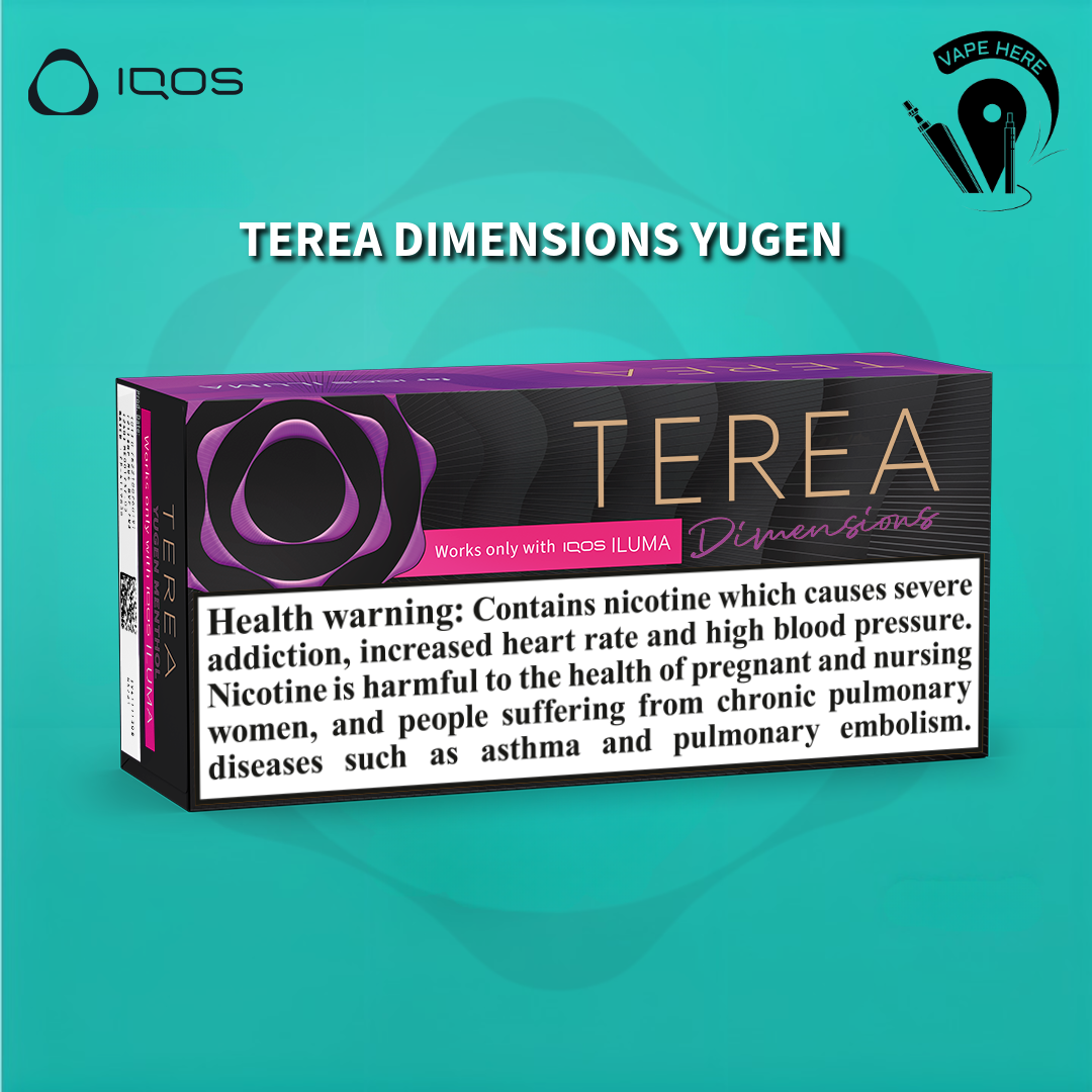 IQOS TEREA Sticks Indonesia (10 packs) Dimensions Yugen UAE Al Ain