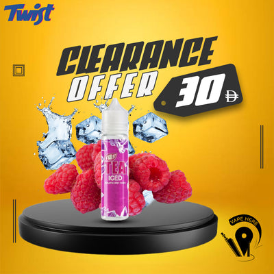 Iced Raspberry Rize 50ml Ejuice by Twist Tea PGVG UAE ABU DHABI