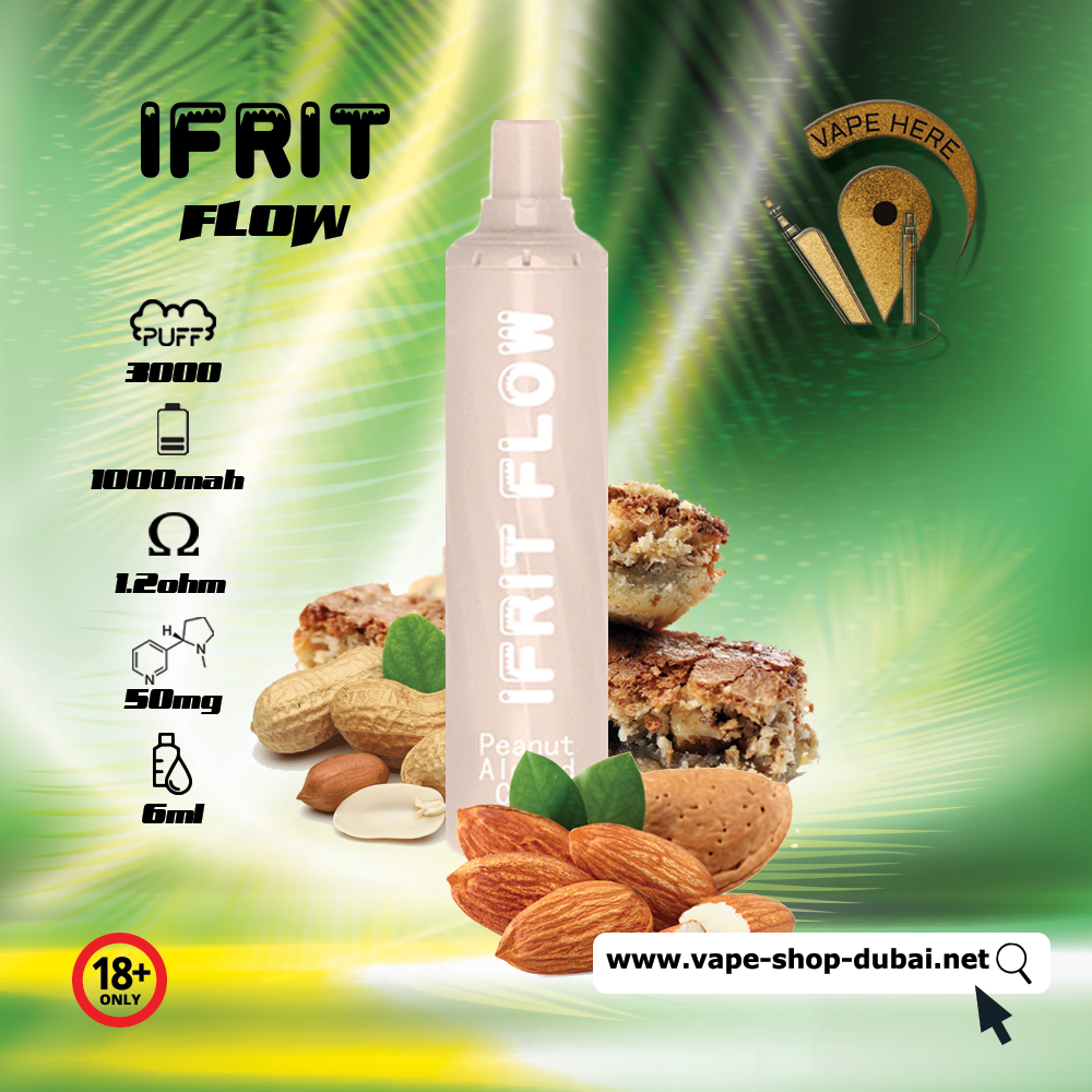 IFRIT FLOW 3000 Puffs Disposable Pod Device (50mg) - Vape Here Store