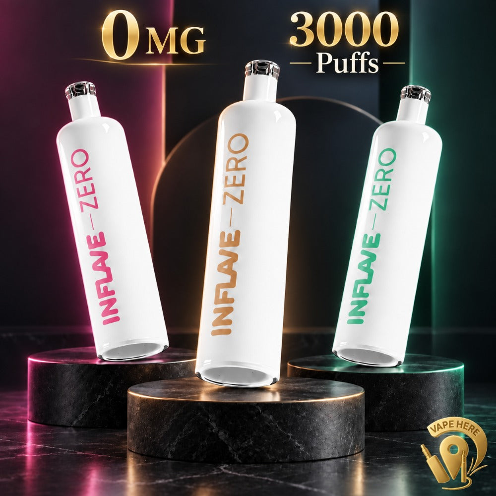 Inflave_Zero 3000 Puffs Puffs Zero Nicotine Disposable Vape (0mg) Sharjah 