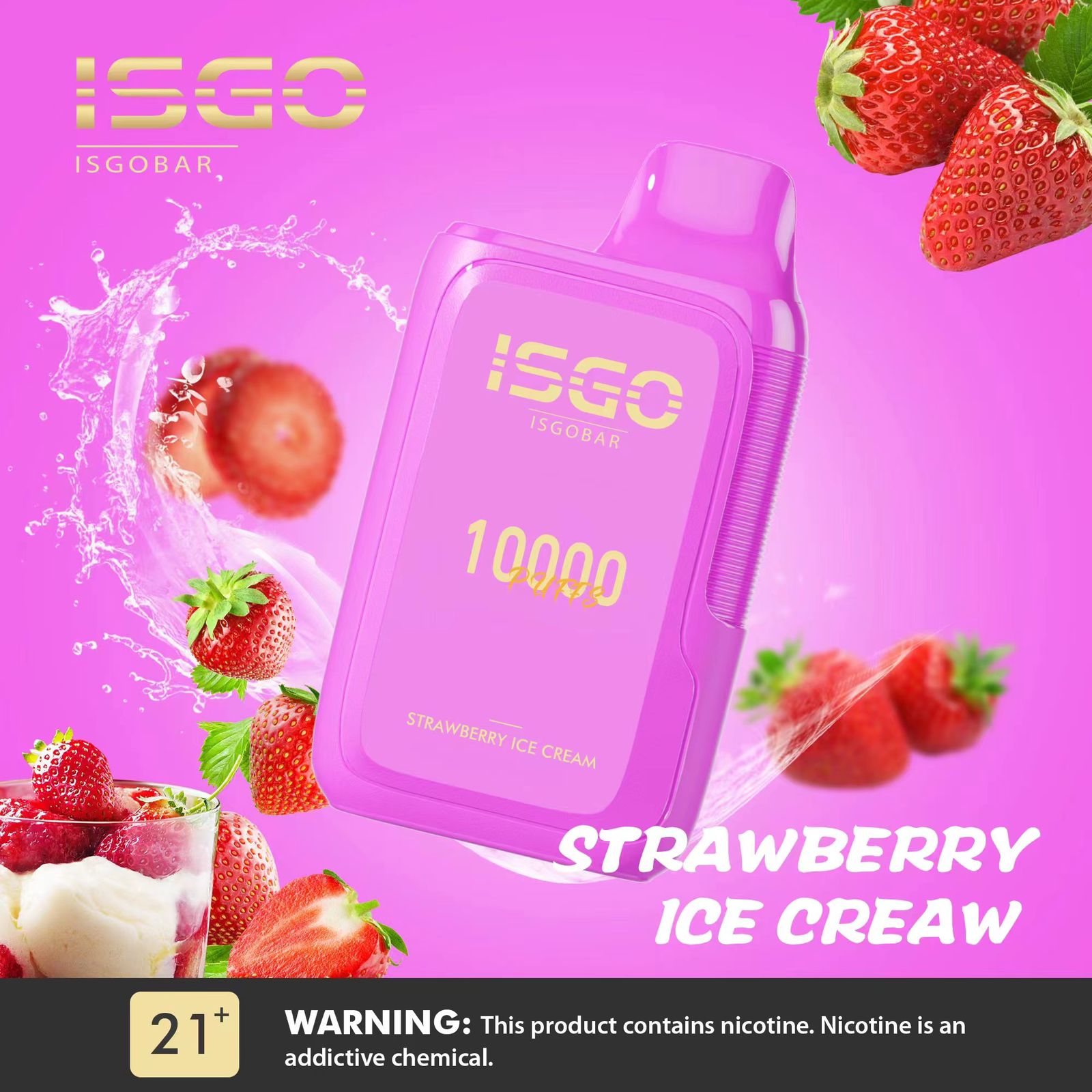 ISGO BAR 10,000 PUFFS DISPOSABLE VAPE