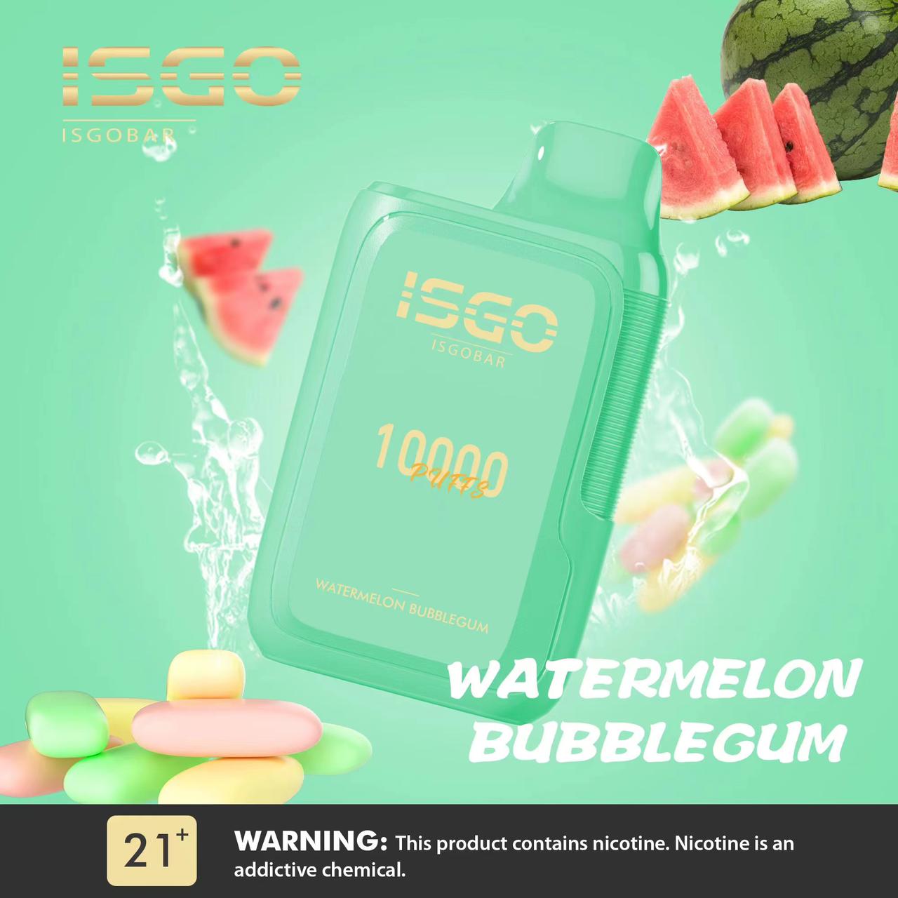 ISGO BAR 10,000 PUFFS DISPOSABLE VAPE