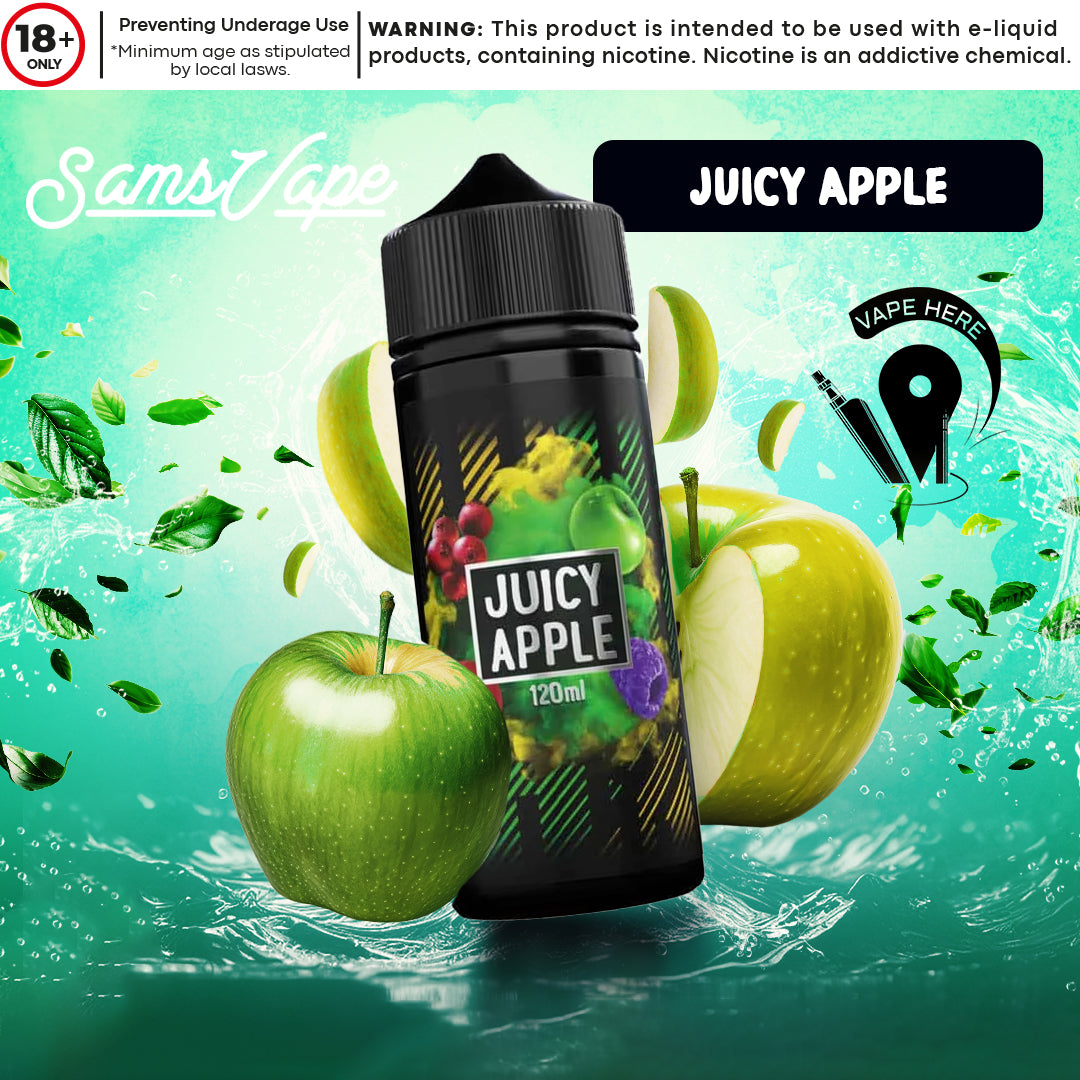 Juicy Apple E-Liquid By Sam Vapes UAE Abu Dhabi & Dubai