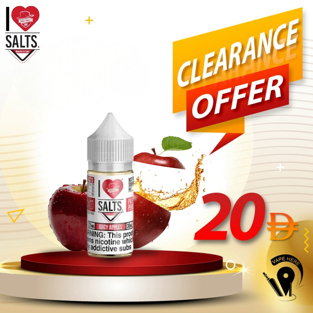 Juicy Apples - I Love Salts / Mad Hatter Juice Abu Dhabi, UAE