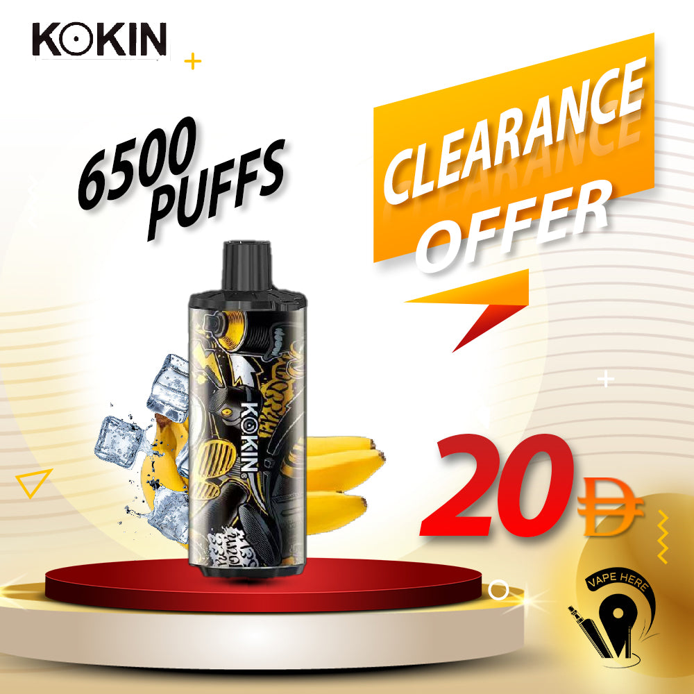 KOKIN GORILLA  6500 PUFFS DISPOSABLE VAPE UAE AJMAN