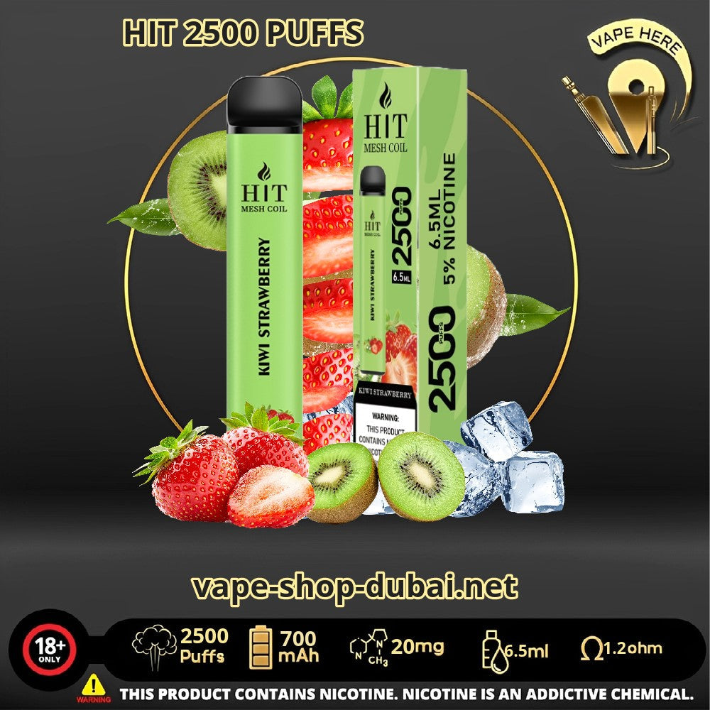 HIT 2500 PUFFS DISPOSABLE VAPE - Vape Here Store