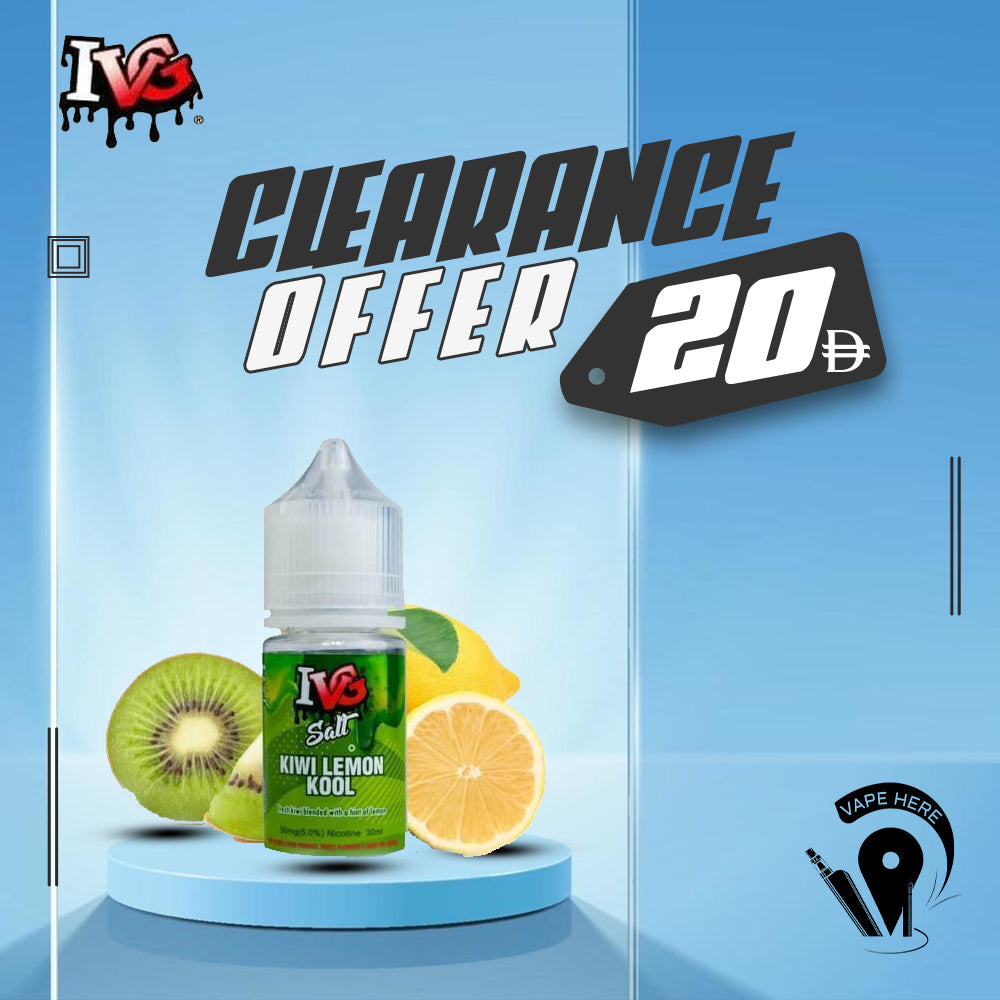Kiwi Lemon Kool 30ml SaltNic by IVG UAE DUBAI 