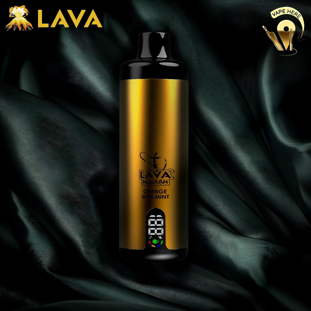 LAVA HOOKAH SOUND 16000 DTL PUFFS DISPOSABLE VAPE Orange Mint UAE Umm Al Quwain