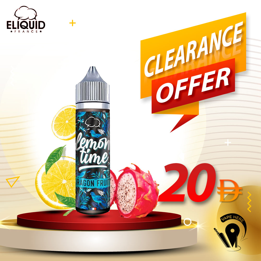 LEMON TIME DRAGON FRUIT - ELIQUID FRANCE UAE AJMAN