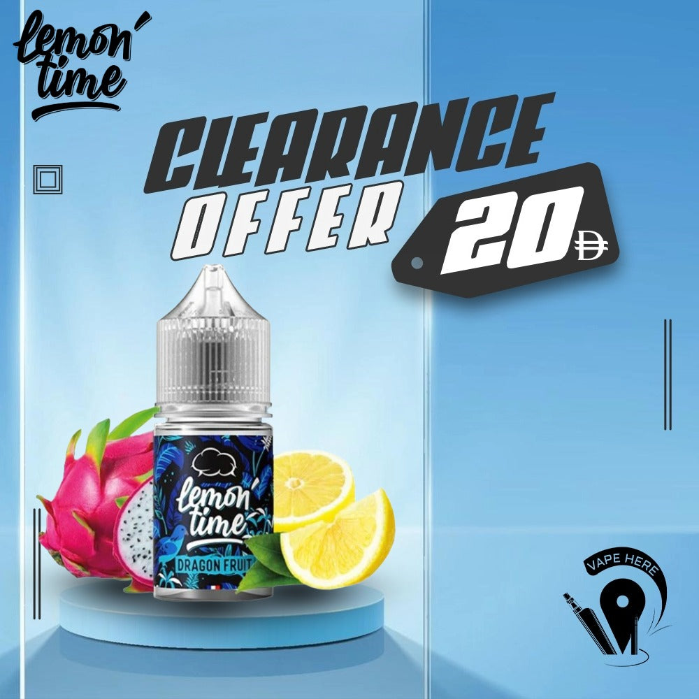 LEMON TIME DRAGON FRUIT - ELIQUID FRANCE 30ML SALT Dubai, UAE
