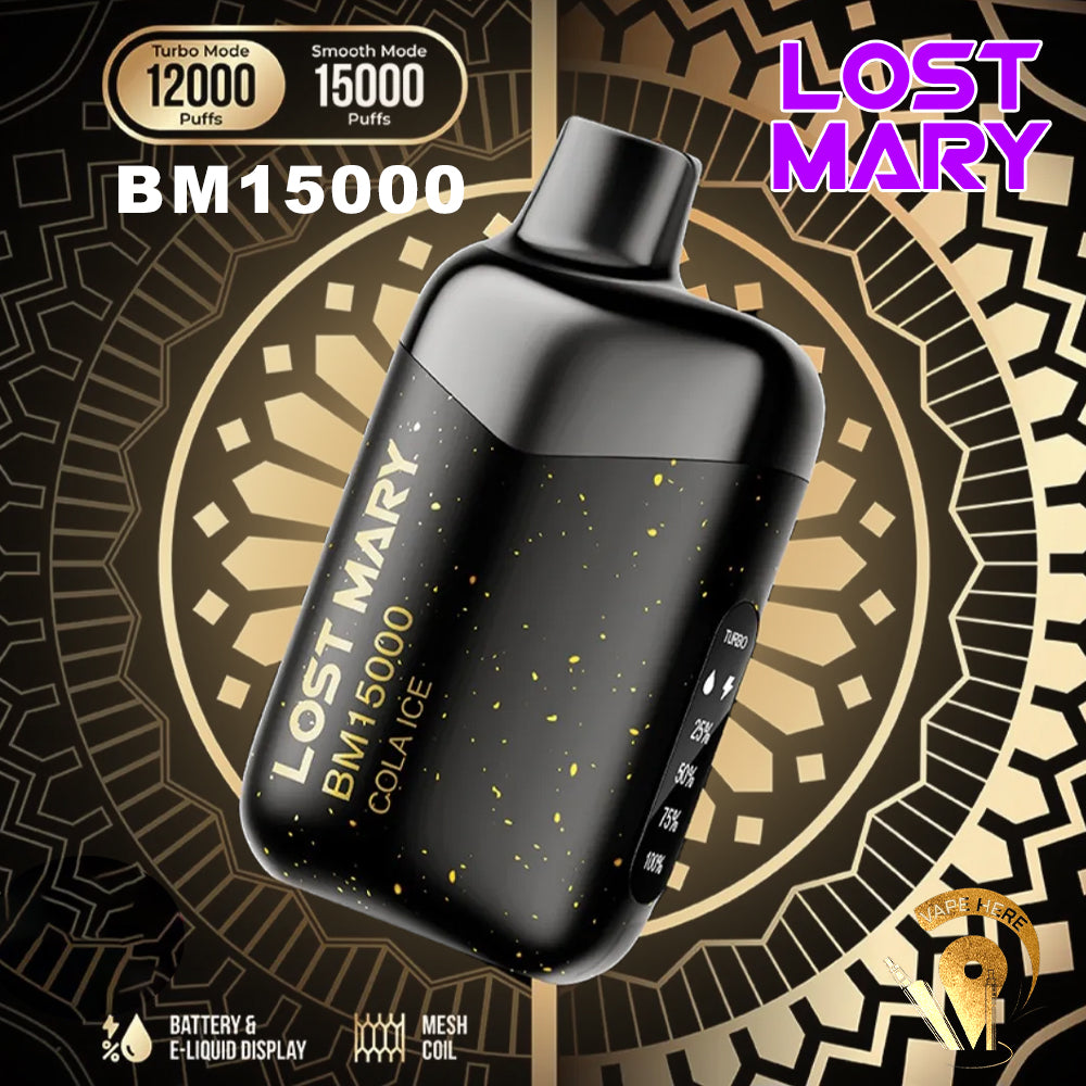 LOST MARY 15K Puffs Disposable Vape BM15000 TURBO 50mg UAE Dubai