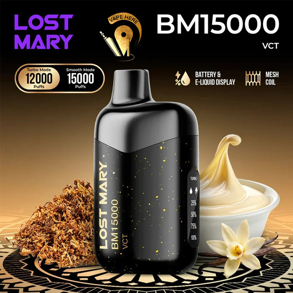 LOST MARY 15K Puffs Disposable Vape BM15000 TURBO 50mg VCT UAE Umm Al Quwain