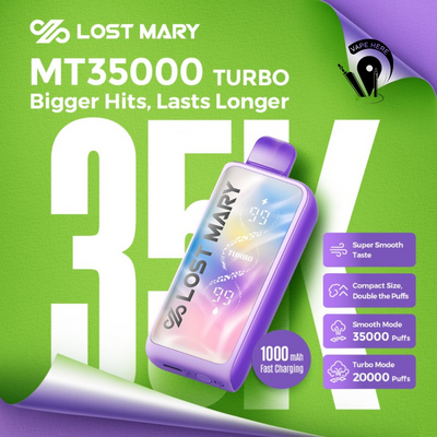 LOST MARY 35K Puffs Disposable Vape MT35000 TURBO 50mg UAE Abu Dhabi