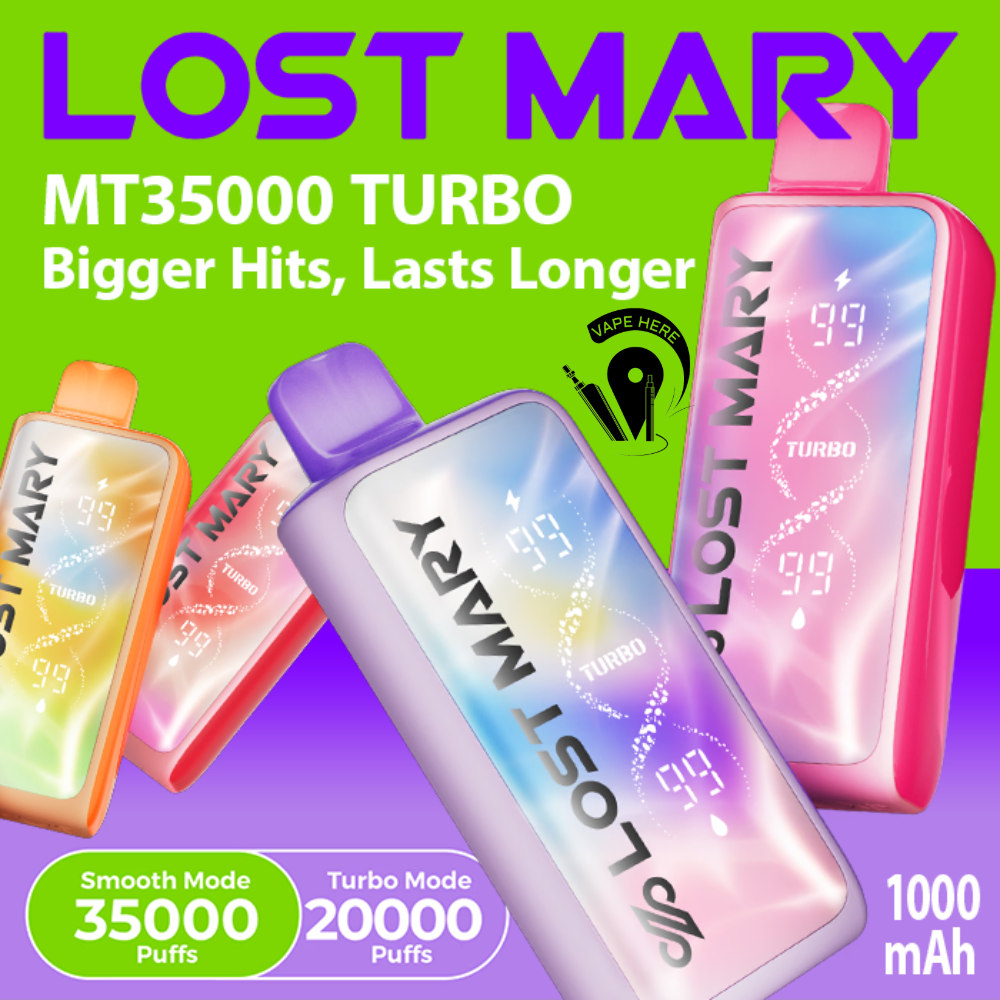 LOST MARY 35K Puffs Disposable Vape MT35000 TURBO 50mg UAE Dubai