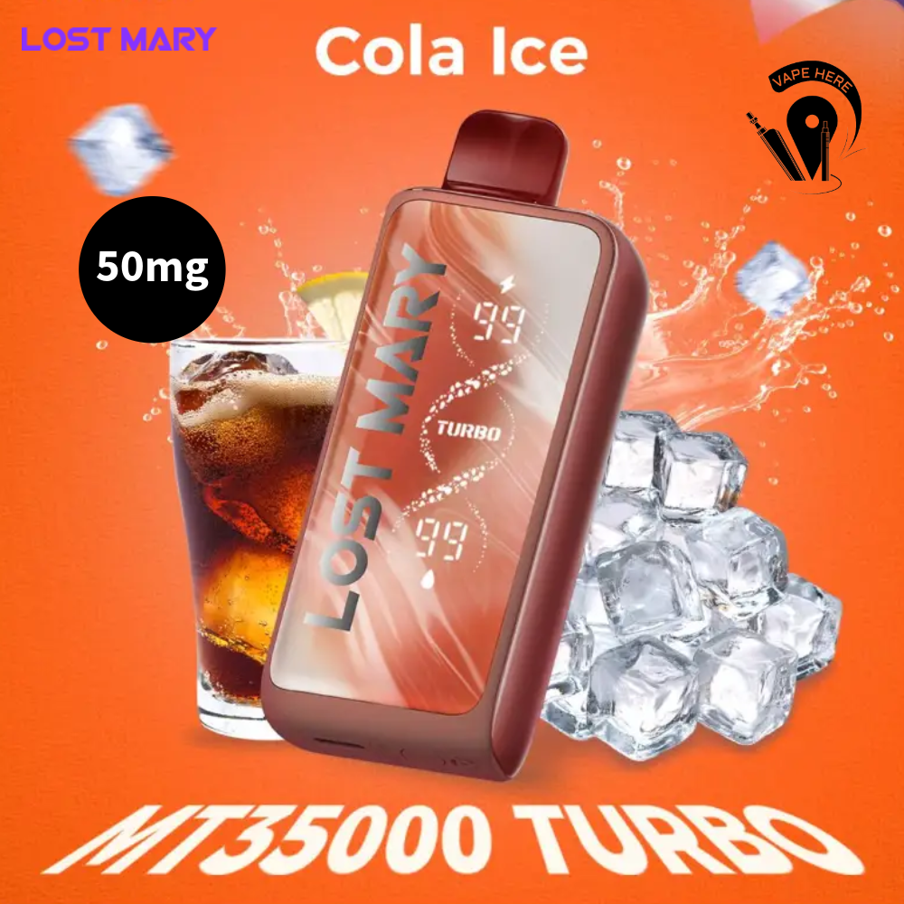 LOST MARY 35K Puffs Disposable Vape MT35000 TURBO 50mg Cola UAE Umm Al Quwain