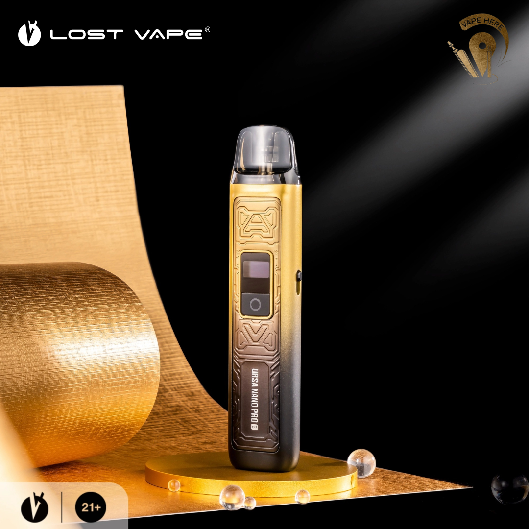 LOST VAPE - URSA NANO PRO 2 POD KIT 1000mAh Gold Mecha UAE Ajman