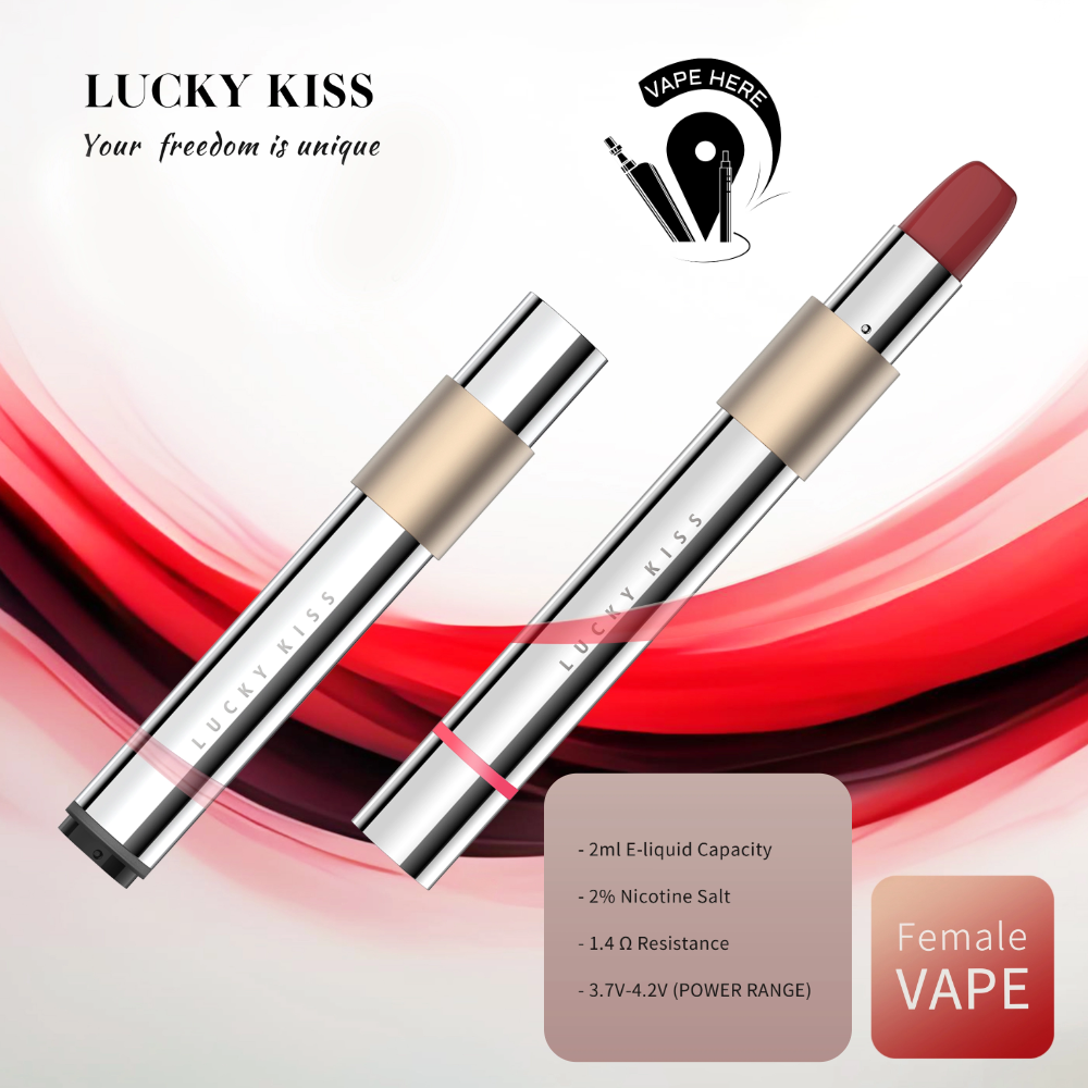 LUCKY KISS Vape LK600 Puffs Female Disposable Vape UAE Abu Dhabi