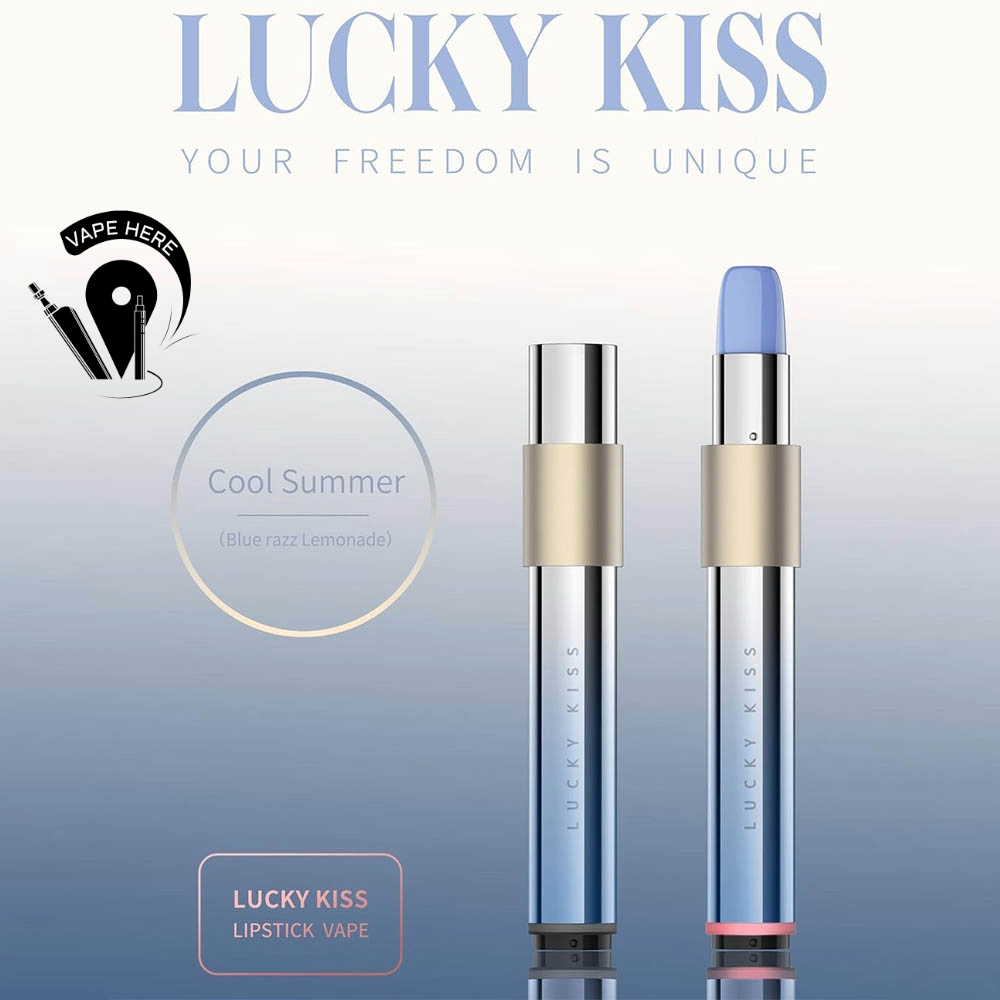 LUCKY KISS Vape LK600 Puffs Female Disposable Vape Blue Razz Lemonade UAE Al Ain
