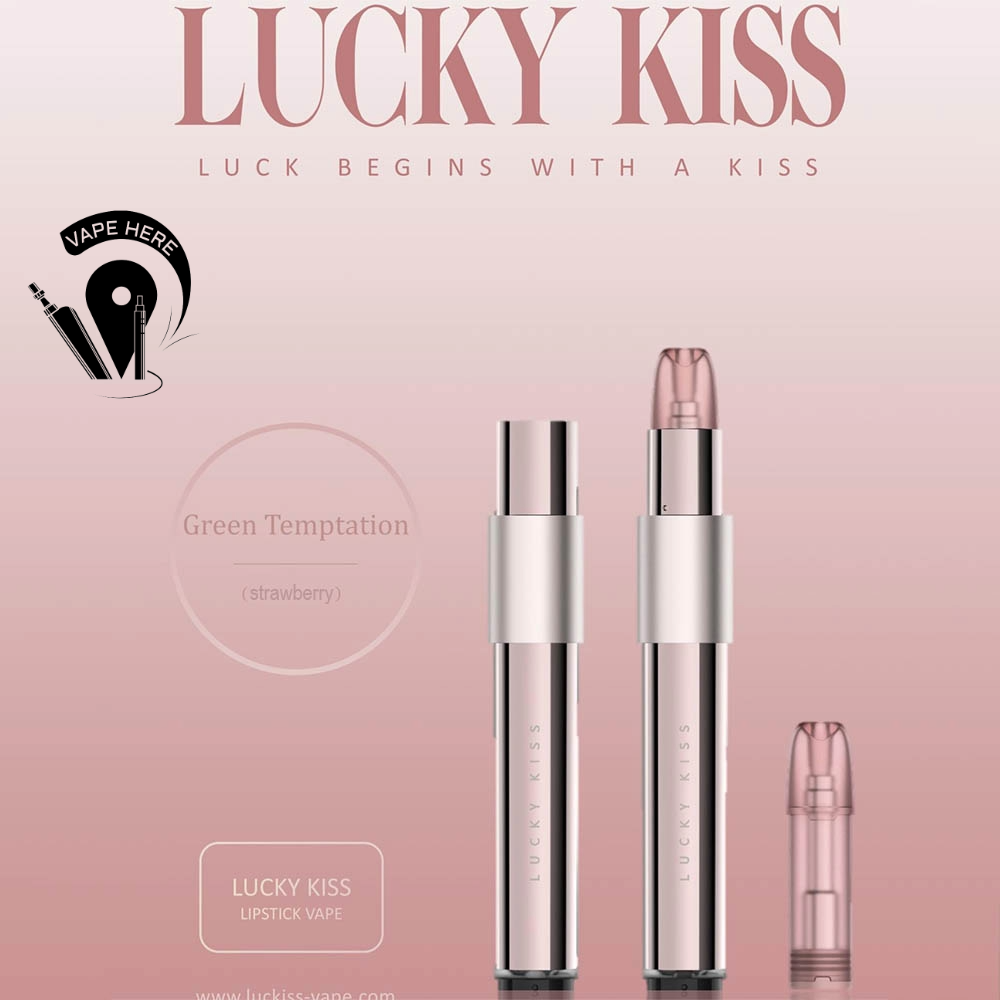 LUCKY KISS Vape LK600 Puffs Female Disposable Vape Strawberry UAE Abu Dhabi